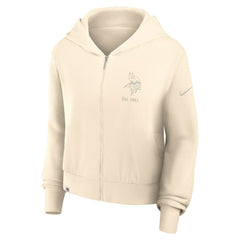 Minnesota Vikings Women's Glory Cropped Full-Zip Hoodie | NFL US