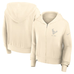 Houston Texans Women's Glory Cropped Full-Zip Hoodie | NFL Hot