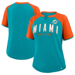 Miami Dolphins Women's Height Advantage T-Shirt | NFL Discount