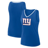New York Giants Logo Athletic Women's Stellar Win V-Neck Tank Top | NFL Sale