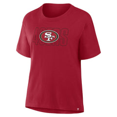 San Francisco 49ers Women's Line Em Up T-Shirt | NFL Near me