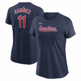 José Ramírez Cleveland Guardians Nike Women's Cooperstown Collection Fuse Name & Number T-Shirt - MLB T-shirts