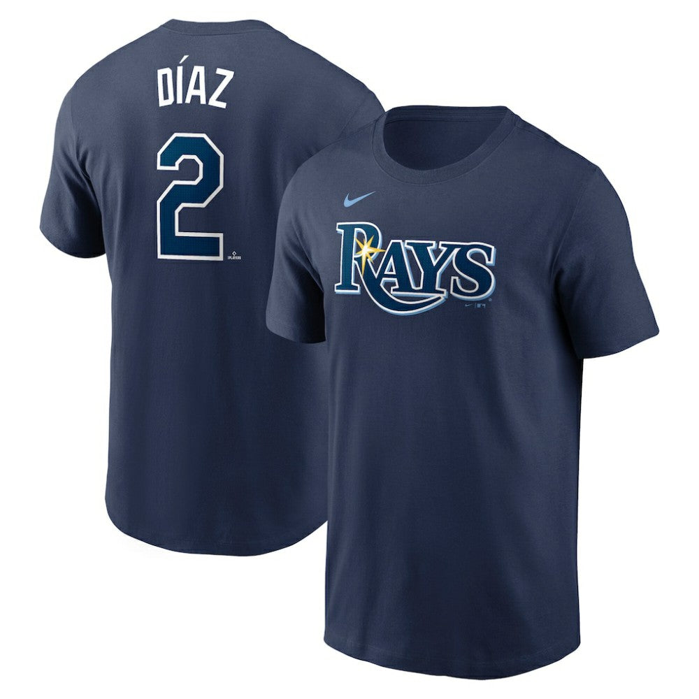 Yandy Diaz Tampa Bay Rays Nike Fuse Name & Number T-Shirt - MLB T-shirts