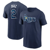 Yandy Diaz Tampa Bay Rays Nike Fuse Name & Number T-Shirt - MLB T-shirts