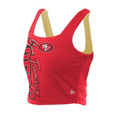 San Francisco 49ers Women's Reversible Cropped Sport Classics Tank Top | NFL On sale