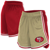 San Francisco 49ers Women's Throwback Sport Classics Mesh Shorts | NFL Online