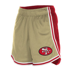 San Francisco 49ers Women's Throwback Sport Classics Mesh Shorts | NFL Online