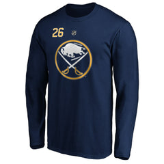 Rasmus Dahlin Buffalo Sabres Fanatics Authentic Stack Name & Number T-Shirt - NHL T-shirts
