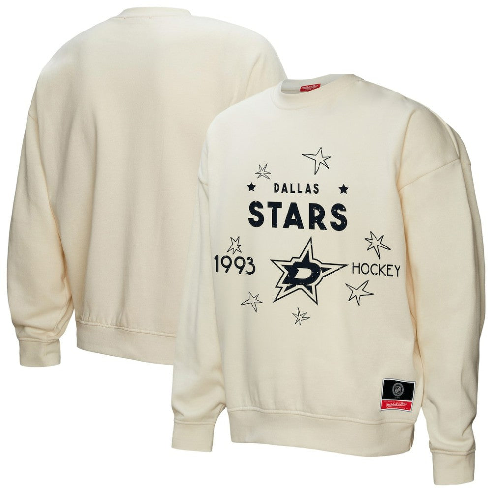Dallas Stars Mitchell & Ness Women's Logo 3.0 Pullover Sweatshirt - NHL Sweatshirts