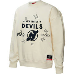 New Jersey Devils Mitchell & Ness Women's Logo 3.0 Pullover Sweatshirt - NHL Sweatshirts