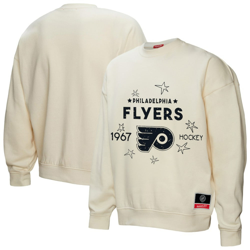 Philadelphia Flyers Mitchell & Ness Women's Logo 3.0 Pullover Sweatshirt - NHL Sweatshirts