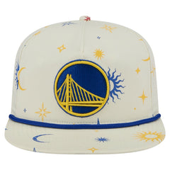 Cream Golden State Warriors Lunar Golfer Snapback Hat sale | NBA