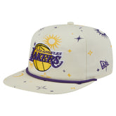 Cream Los Angeles Lakers Lunar Golfer Snapback Hat | NBA