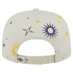 Cream Los Angeles Lakers Lunar Golfer Snapback Hat | NBA
