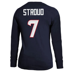 Houston Texans C.J. Stroud Majestic Threads Women's Player Name & Number Long Sleeve T-Shirt | NFL Hot