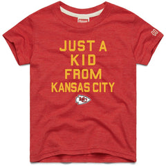 Kansas City Chiefs Homage Youth Just a Kid Tri-Blend T-Shirt | NFL Near me