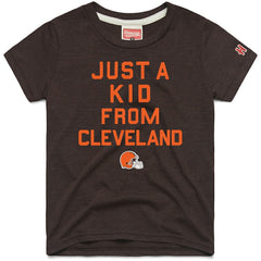 Cleveland Browns Homage Youth Just a Kid Tri-Blend T-Shirt | NFL Hot