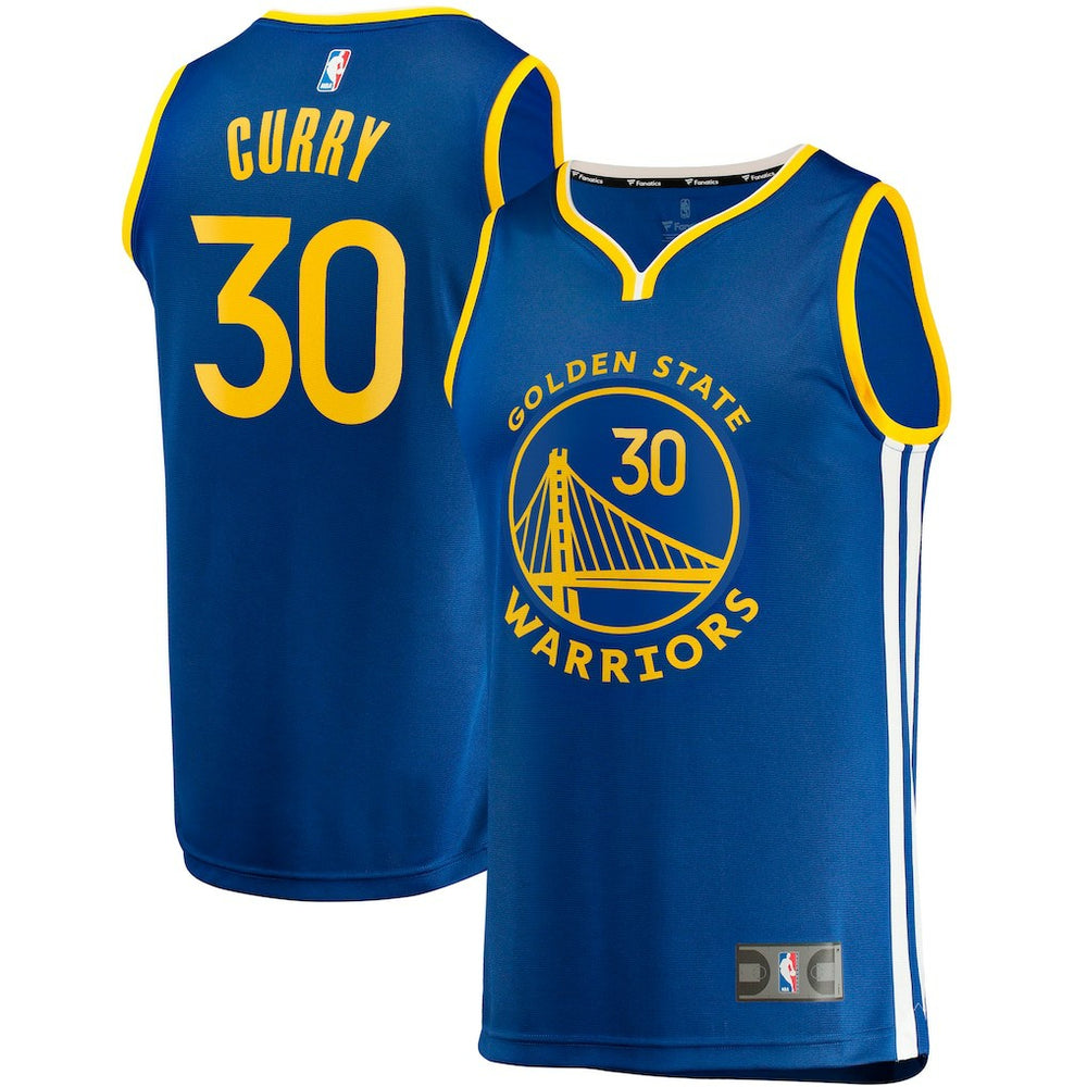 Royal Stephen Curry Golden State Warriors Fast Break Replica Jersey sale | NBA