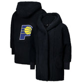 The Best Lounger in the World By Jill Martin Indiana Pacers Unisex Black Oversized Open-Front Hoodie Sweater discount | NBA