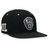 Milwaukee Brewers Nike Pro Corduroy Structured Snapback Hat - MLB Hats