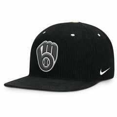 Milwaukee Brewers Nike Pro Corduroy Structured Snapback Hat - MLB Hats