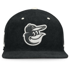Baltimore Orioles Nike Pro Corduroy Structured Snapback Hat - MLB Hats