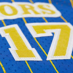 Royal Chris Mullin Golden State Warriors x DANNIJO Women's Fashion Cropped Basketball Jersey sale | NBA