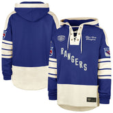 New York Rangers '47 Blue Line Heritage Lacer Pullover Hoodie - NHL Hoodies