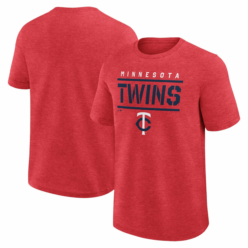 Minnesota Twins Logo Athletic Top Notch T-Shirt - MLB T-shirts