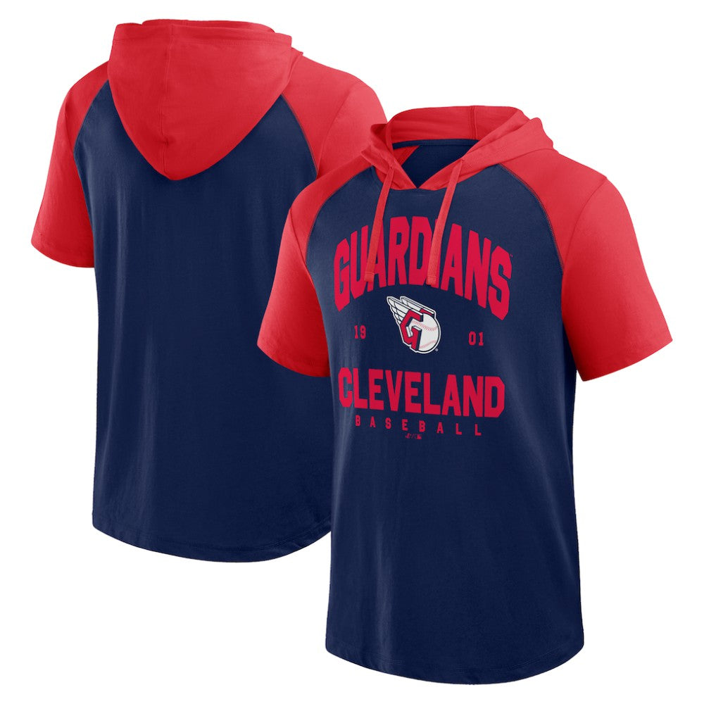 Cleveland Guardians Logo Athletic Prime Hoodie T-Shirt - MLB Hoodies