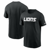 Detroit Lions Primetime Wordmark Essential T-Shirt | NFL Hot