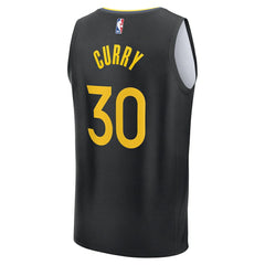 Black Stephen Curry Golden State Warriors Fast Break Replica Player Jersey sale | NBA