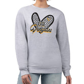 Pittsburgh Penguins G-III 4Her by Carl Banks Women's Animal Print Heart Fleece Pullover Sweatshirt - NHL Sweatshirts