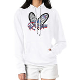 New York Rangers G-III 4Her by Carl Banks Women's Animal Print Heart Fleece Pullover Hoodie - NHL Hoodies