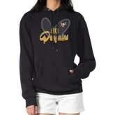 Pittsburgh Penguins G-III 4Her by Carl Banks Women's Animal Print Heart Fleece Pullover Hoodie - NHL Hoodies