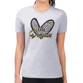 Pittsburgh Penguins G-III 4Her by Carl Banks Women's Super-Slim Fit Lightweight Animal Print Heart T-Shirt - NHL T-shirts