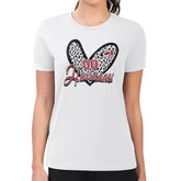 Carolina Hurricanes G-III 4Her by Carl Banks Women's Super-Slim Fit Lightweight Animal Print Heart T-Shirt - NHL T-shirts