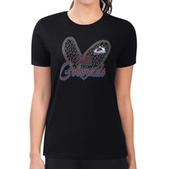 Colorado Avalanche G-III 4Her by Carl Banks Women's Super-Slim Fit Lightweight Animal Print Heart T-Shirt - NHL T-shirts