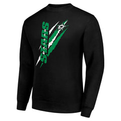 Dallas Stars Starter Color Scratch Pullover Sweatshirt - NHL Sweatshirts