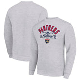 Florida Panthers Starter Stick And Puck Logo Fleece Pullover Sweatshirt - NHL Sweatshirts