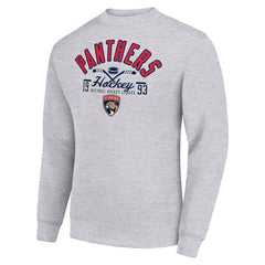 Florida Panthers Starter Stick And Puck Logo Fleece Pullover Sweatshirt - NHL Sweatshirts