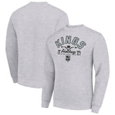 Los Angeles Kings Starter Stick And Puck Logo Fleece Pullover Sweatshirt - NHL Sweatshirts