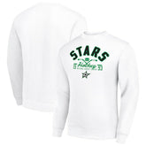 Dallas Stars Starter Stick And Puck Logo Fleece Pullover Sweatshirt - NHL Sweatshirts