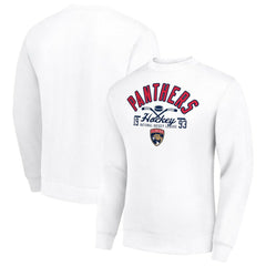 Florida Panthers Starter Stick And Puck Logo Fleece Pullover Sweatshirt - NHL Sweatshirts