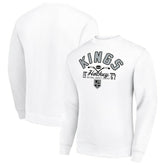 Los Angeles Kings Starter Stick And Puck Logo Fleece Pullover Sweatshirt - NHL Sweatshirts