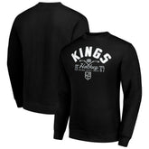 Los Angeles Kings Starter Stick And Puck Logo Fleece Pullover Sweatshirt - NHL Sweatshirts