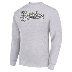 Boston Bruins Starter Tailsweep City Pullover Sweatshirt - NHL Sweatshirts