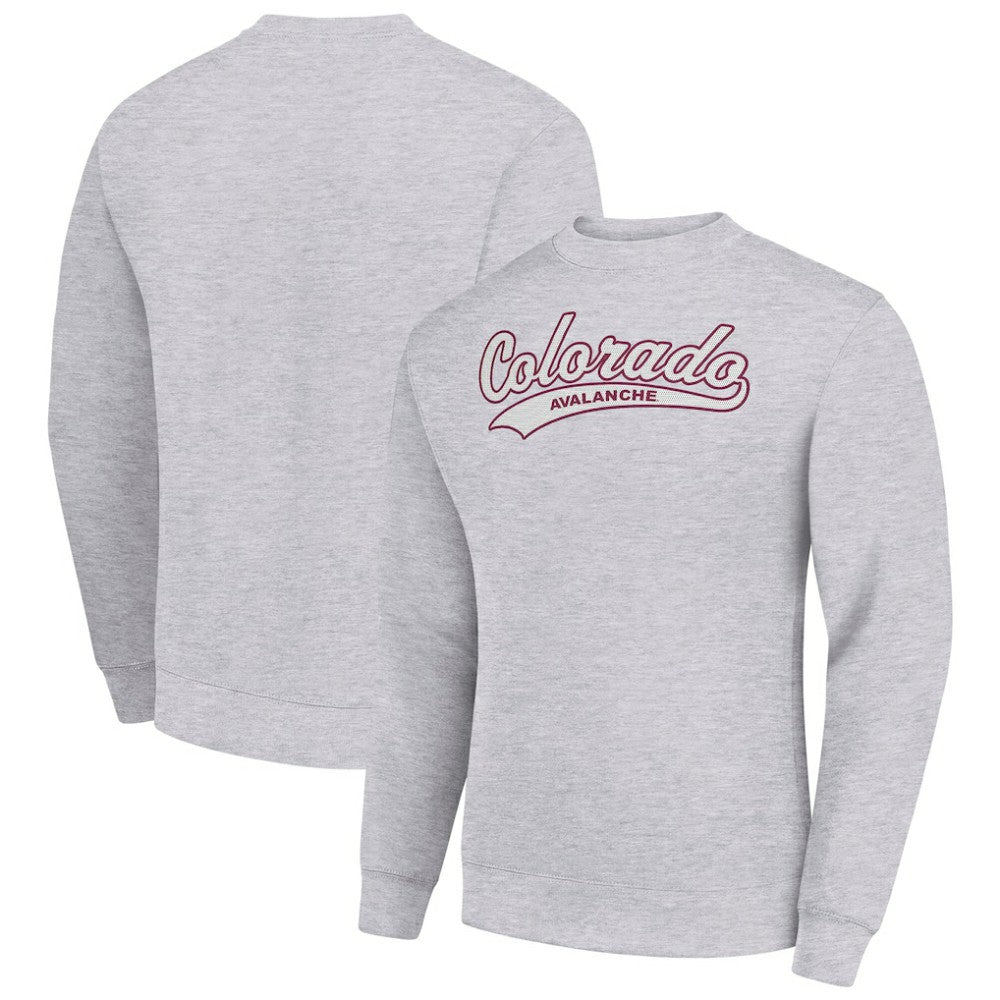 Colorado Avalanche Starter Tailsweep City Pullover Sweatshirt - NHL Sweatshirts