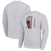 Carolina Hurricanes Starter Half Helmet Team Logo Pullover Sweatshirt - NHL Sweatshirts