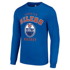 Edmonton Oilers Starter Logo Long Sleeve T-Shirt - NHL T-shirts
